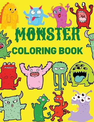 Book cover for Monster Coloring Book