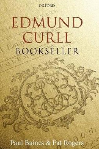 Cover of Edmund Curll, Bookseller