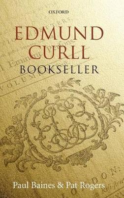 Book cover for Edmund Curll, Bookseller