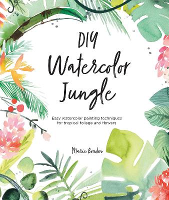 Book cover for DIY Watercolor Jungle