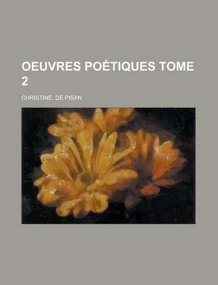 Book cover for Oeuvres Poetiques Tome 2