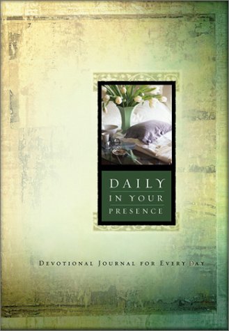 Book cover for Daily in Your Presence Devotional Journal