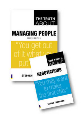 Cover of Valuepack:The Truth About Managing People/The Truth About Negotiations