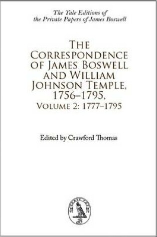 Cover of Correspondence of James Boswell 1756-1795