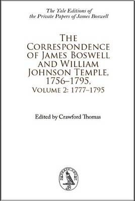 Book cover for Correspondence of James Boswell 1756-1795