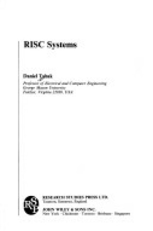 Cover of RISC Systems