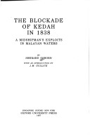 Book cover for The Blockade of Kedah in 1838