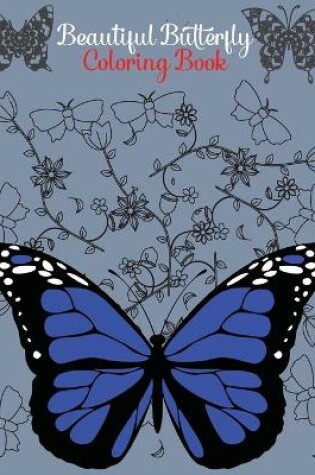 Cover of Beautiful Butterfly Coloring Book