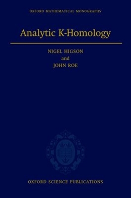 Book cover for Analytic K-Homology