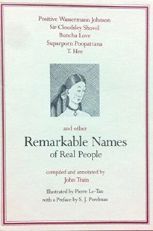 Cover of Remarkable Names of Real People