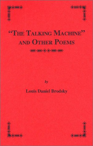Book cover for The "Talking Machine" and Other Poems