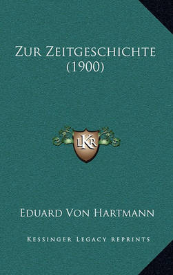 Book cover for Zur Zeitgeschichte (1900)