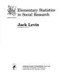 Book cover for Elem Stats in Social Res 3e 82