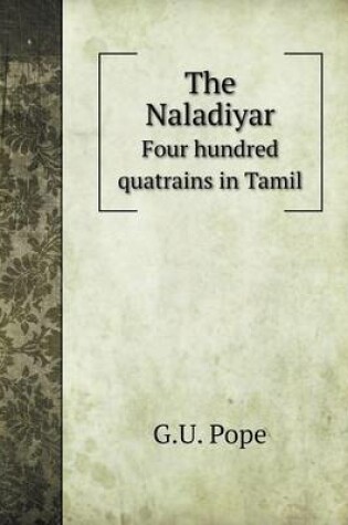 Cover of The Naladiyar Four hundred quatrains in Tamil