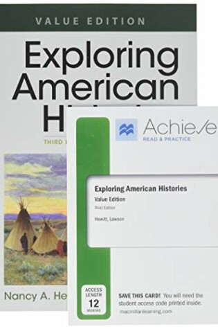 Cover of Exploring American Histories, Value Edition, Combined Volume & Achieve Read & Practice for Exploring American Histories, Value Edition (Twelve-Months Access)