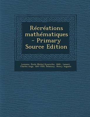 Book cover for Recreations mathematiques