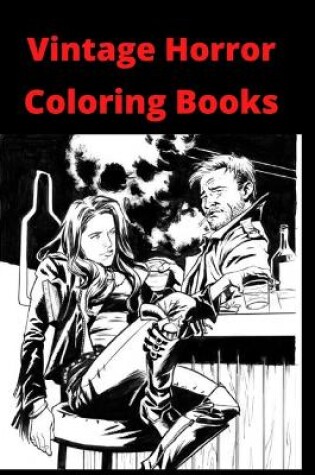 Cover of Vintage Horror Coloring Book