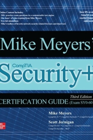 Cover of Mike Meyers' CompTIA Security+ Certification Guide, Third Edition (Exam SY0-601)