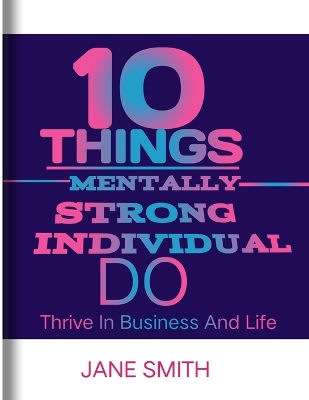 Book cover for 10 things mentally strong individual do