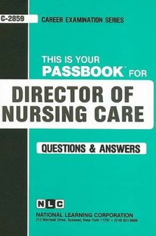 Cover of Director of Nursing Care