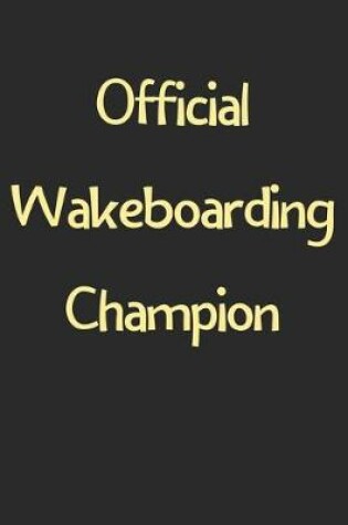 Cover of Official Wakeboarding Champion