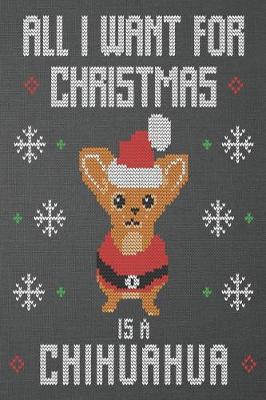 Book cover for all I want for Christmas is a chihuahua