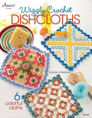 Book cover for Wiggly Crochet Dishcloths