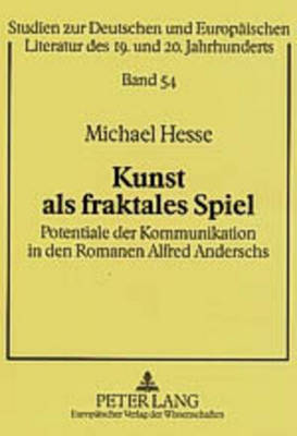 Book cover for Kunst ALS Fraktales Spiel