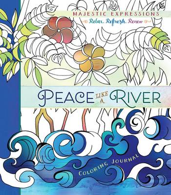 Book cover for Adult Coloring Journal: Peace Like a River