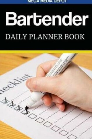 Cover of Bartender Daily Planner Book