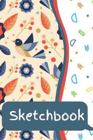 Cover of Sketchbook for Kids - Large Blank Sketch Notepad for Practice Drawing, Paint, Write, Doodle, Notes - Cute Cover for Kids 8.5 x 11 - 100 pages Book 13