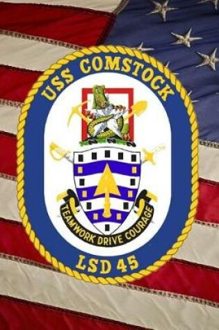 Cover of US Navy Dock Landing Ship USS Comstock (LSD 45) Crest Badge Journal