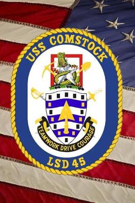 Book cover for US Navy Dock Landing Ship USS Comstock (LSD 45) Crest Badge Journal