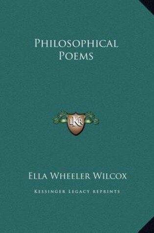 Cover of Philosophical Poems