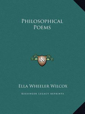 Book cover for Philosophical Poems