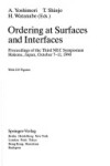 Book cover for Ordering at Surfaces and Interfaces