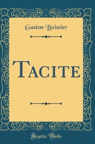 Cover of Tacite (Classic Reprint)