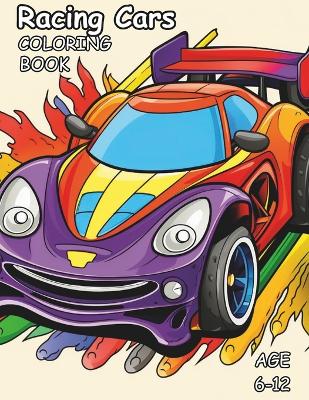 Book cover for Racing Cars coloring Book
