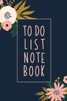 Book cover for To Do List Notebook