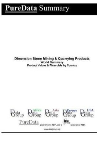 Cover of Dimension Stone Mining & Quarrying Products