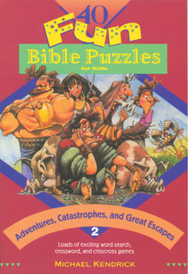 Book cover for 40 Fun Bible Puzzles 2