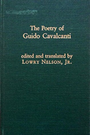 Cover of Poetry of Guido Cavalcanti