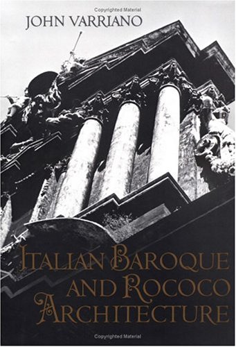 Book cover for Italian Baroque and Rococo Architecture