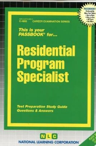 Cover of Residential Program Specialist