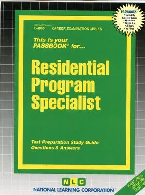 Book cover for Residential Program Specialist