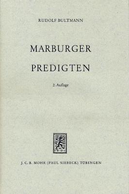 Book cover for Marburger Predigten