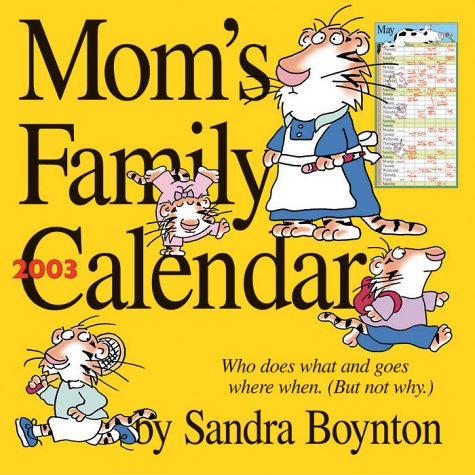 Book cover for Mom S Family Calendar 2003