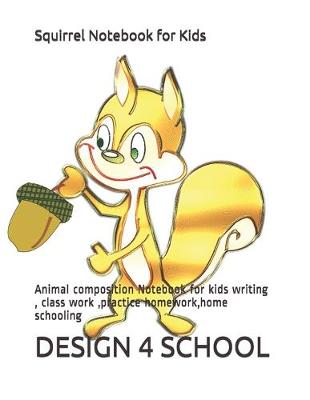 Book cover for Squirrel Notebook for Kids