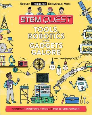 Book cover for Tools, Robotics, and Gadgets Galore