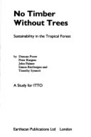 Cover of No Timber without Trees